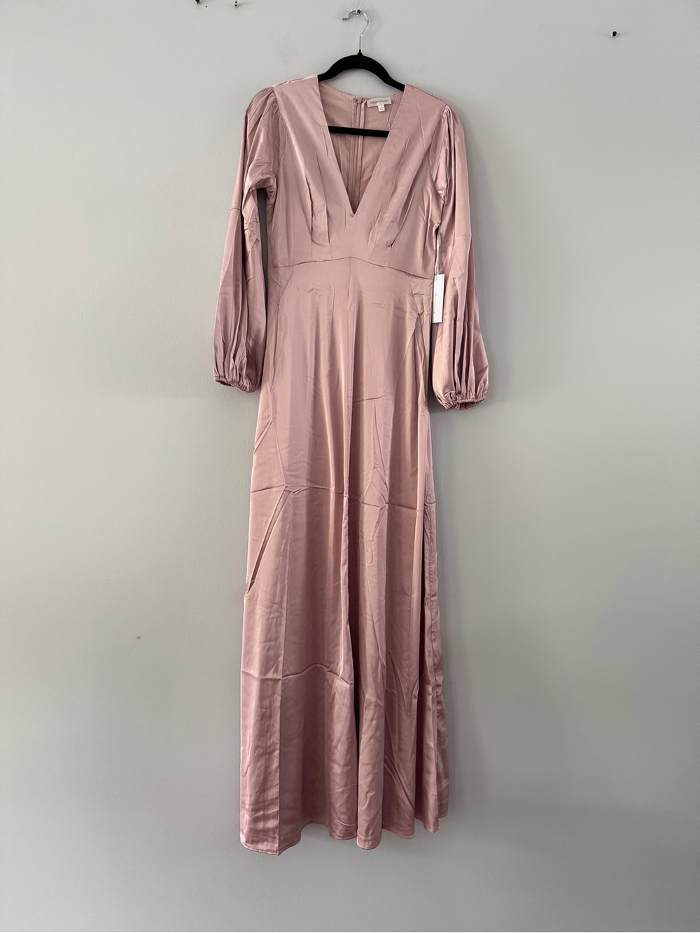 Rosevelvet Rose Pink Maxi Empire Waist Dress